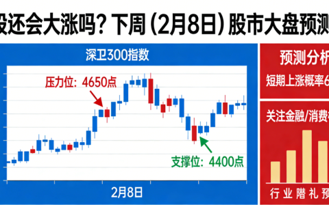 A股还会大涨吗？下周股市(2月8日)大盘预测图！