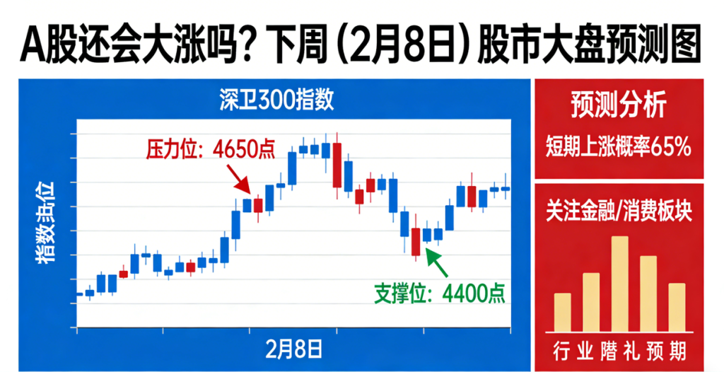 A股还会大涨吗？下周股市(2月8日)大盘预测图！